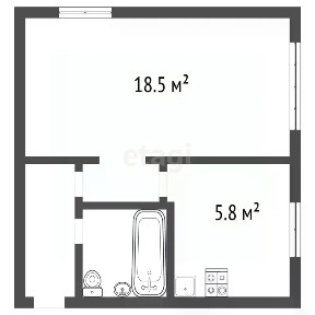 Продается 1-комн. квартира, 30 м²
