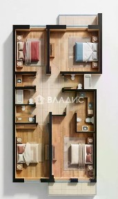 Продается 3-комн. квартира, 85 м²