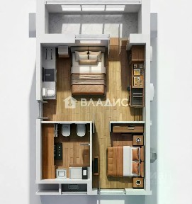 Продается студия, 21,7 м²