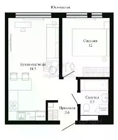 Сдается 1-комн. квартира, 37 м²