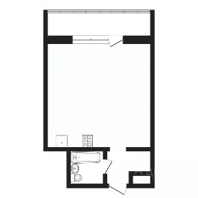Сдается студия, 15,7 м²