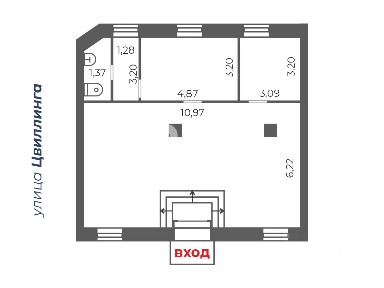 Сдается помещение свободного назначения, 103,1 м²
