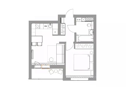 Сдается 1-комн. квартира, 36 м²