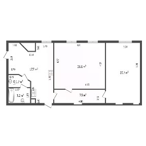 Продается 2-комн. квартира, 71,9 м²