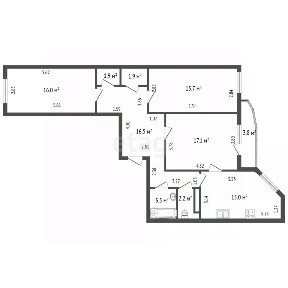 Продается 3-комн. квартира, 89,8 м²