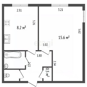 Продается 1-комн. квартира, 31,3 м²