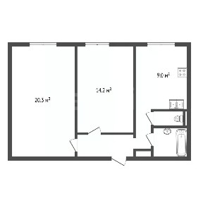 Продается 2-комн. квартира, 55,9 м²