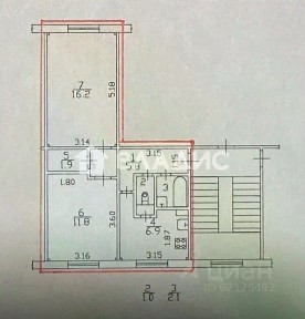 Продается 2-комн. квартира, 45,7 м²
