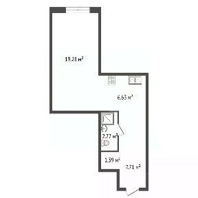 Продается 1-комн. квартира, 37,5 м²