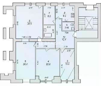 Продается 5-комн. квартира, 136,6 м²
