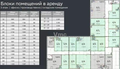 Сдается склад, 1 251 м²