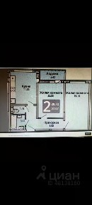 Сдается 2-комн. квартира, 59 м²
