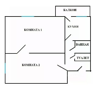 Сдается 2-комн. квартира, 47 м²