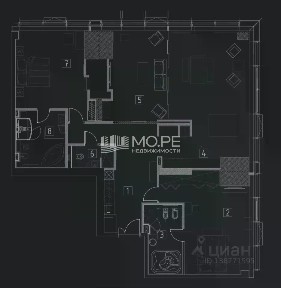 Сдаются 3-комн. апартаменты, 184,6 м²
