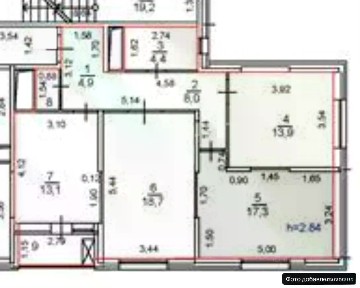 Продается 3-комн. квартира, 84 м²