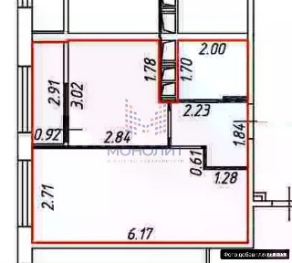 Продается 1-комн. квартира, 31 м²