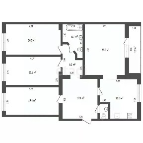 Продается 4-комн. квартира, 139,5 м²