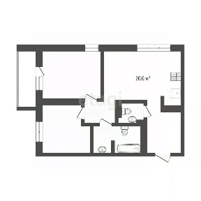 Продается 2-комн. квартира, 59,4 м²