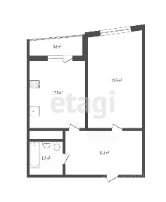 Продается 1-комн. квартира, 47,3 м²