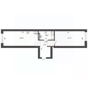 Продается 1-комн. квартира, 47,4 м²