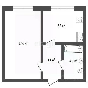 Продается 1-комн. квартира, 35,5 м²