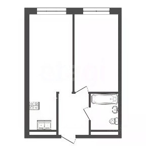 Продается 1-комн. квартира, 39,3 м²