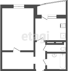 Продается 1-комн. квартира, 43 м²