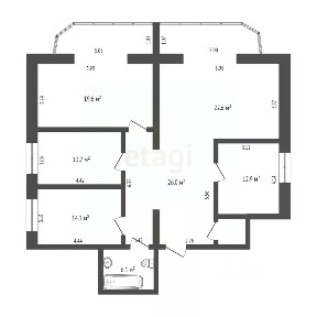 Продается 3-комн. квартира, 117,1 м²