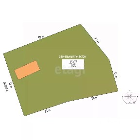 Продается 1-этажный дом, 28,9 м²