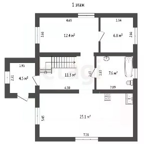 Продается 2-этажный дом, 120 м²