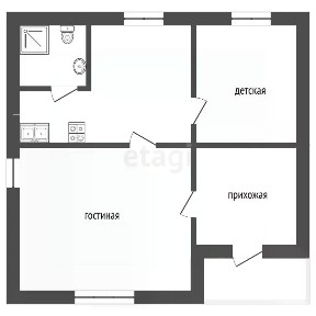 Продается 1-этажный дом, 69,6 м²
