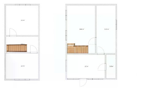 Продается 2-этажный дом, 76 м²
