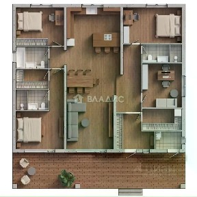 Продается 1-этажный дом, 207,1 м²