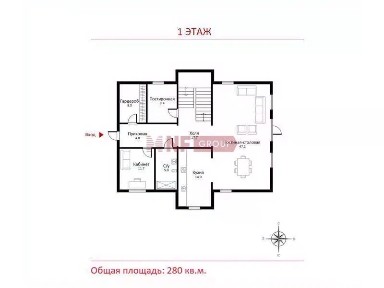 Продается 2-этажный коттедж, 280 м²