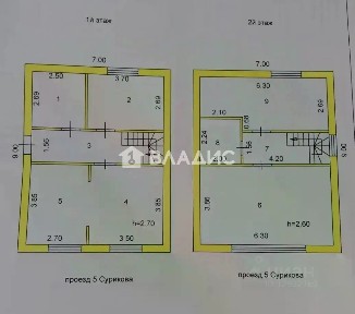 Продается 2-этажный дом, 101,3 м²