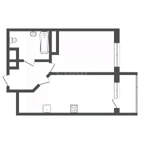 Продается 1-комн. квартира, 30,1 м²