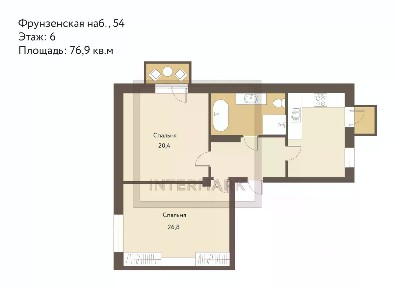 Продается 3-комн. квартира, 76,9 м²