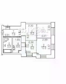Продается 2-комн. квартира, 53,5 м²