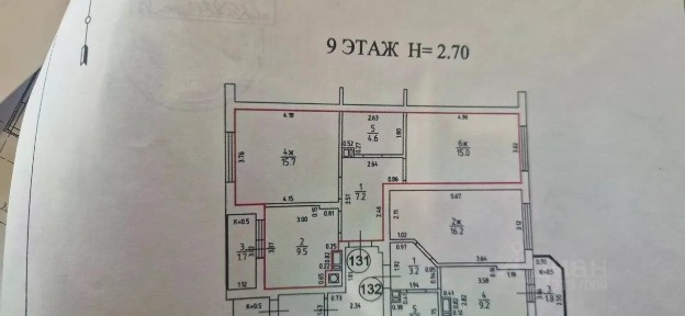 Продается 2-комн. квартира, 52 м²
