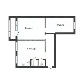 Продается 3-комн. квартира, 59,2 м²