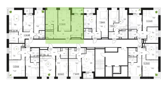 Продается 2-комн. квартира, 60,9 м²