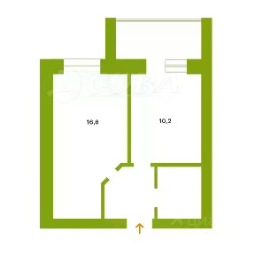 Продается 1-комн. квартира, 34,7 м²