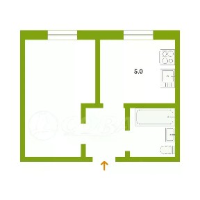 Продается 1-комн. квартира, 20,1 м²
