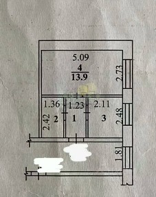 Продается 1-комн. квартира, 30 м²