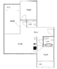 Продается 3-комн. квартира, 95,91 м²