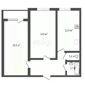Продается 2-комн. квартира, 63,9 м²