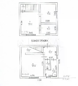 Продается 2-этажный дом, 66,9 м²