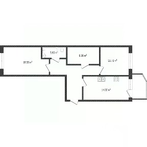 Продается 3-комн. квартира, 67,9 м²