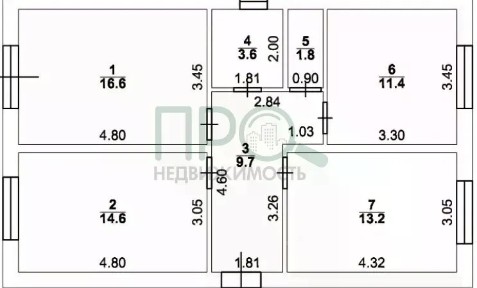 Продается 1-этажный дом, 75 м²