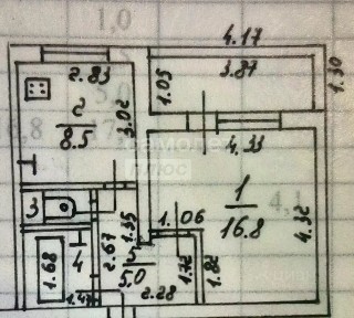 Продается 1-комн. квартира, 33,8 м²